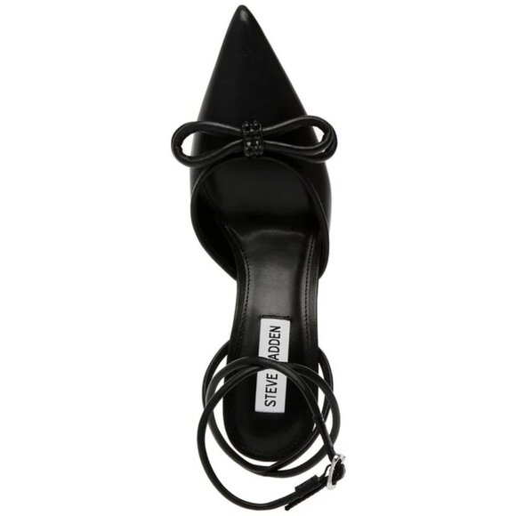 Steve Madden Sherise jeweled Bow Ankle-Strap PointedToe Pumps Women's Size 8 NIB - Picture 3 of 3
